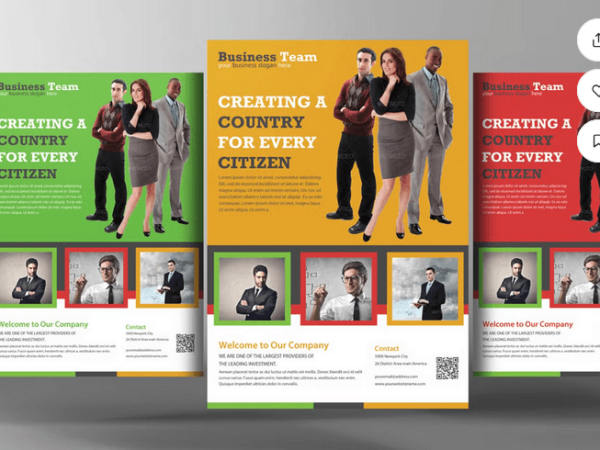 Business Promotion Legal Services Flyer Template PSD
