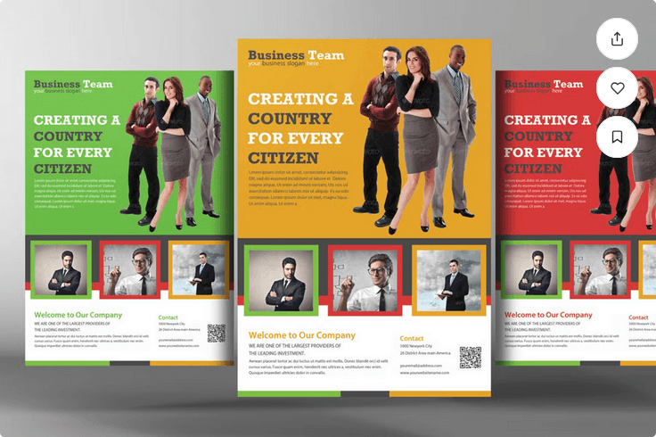 Business Promotion Legal Services Flyer Template PSD