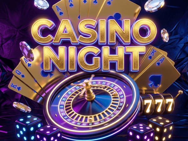 Casino Night Flyer Template PSD