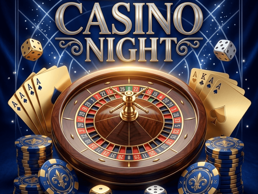 Casino Party Night Flyer Template PSD