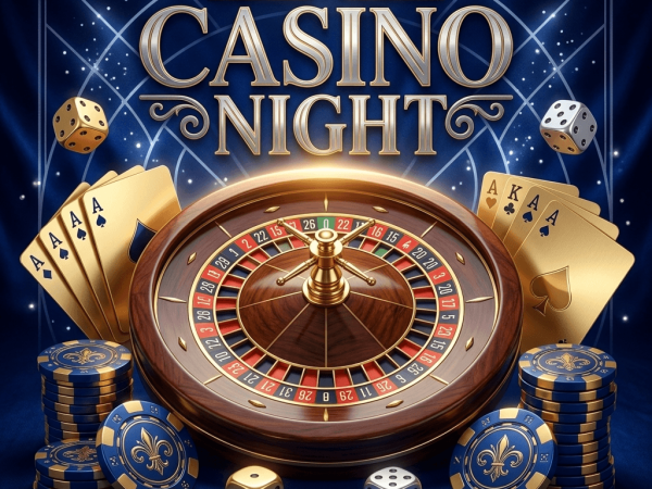 Casino Party Night Flyer Template PSD