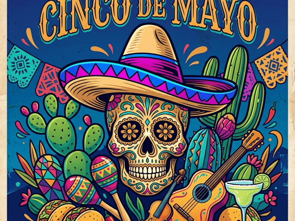 Cinco de Mayo Instagram Flyer Template PSD