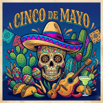 Cinco de Mayo Instagram Flyer Template PSD