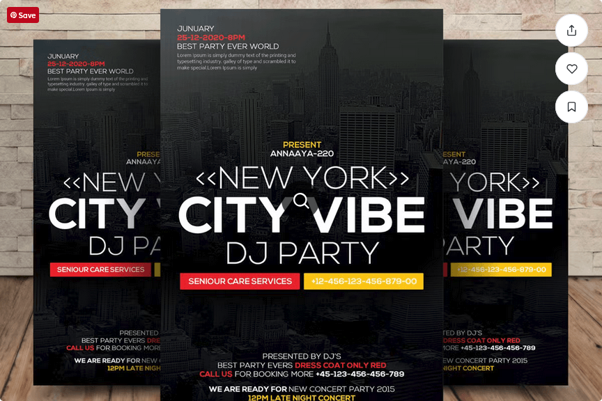City Vibes Flyer PSD Template