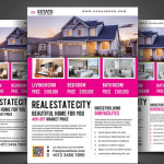 Clean Real Estate Flyer Template PSD