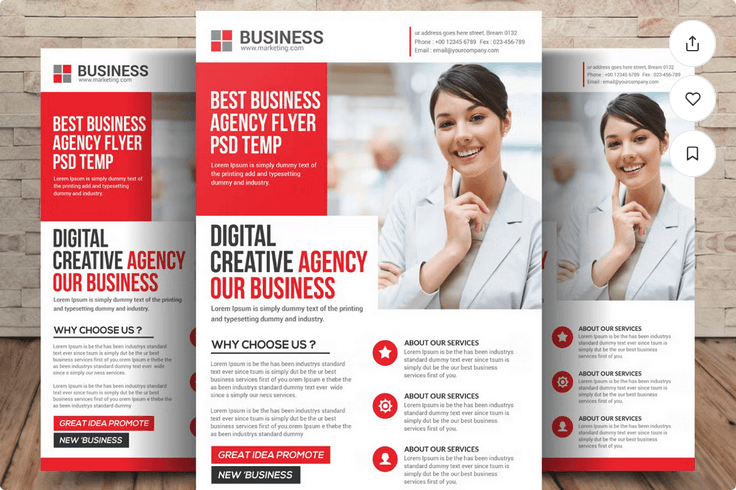 Computer Engineering Flyer Template PSD