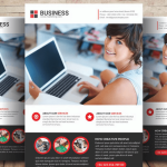 Computer Repair Flyer Template Design