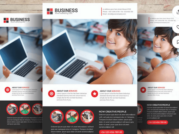 Computer Repair Flyer Template Design