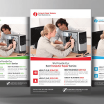 Computer Repair Service Flyer Template PSD