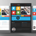Computer Service Flyer Template PSD