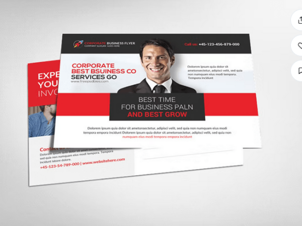 Construction Flyer Template PSD File