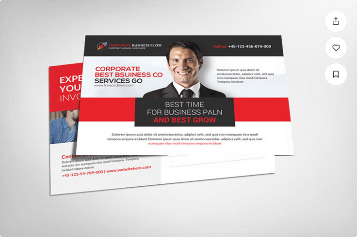 Construction Flyer Template PSD File