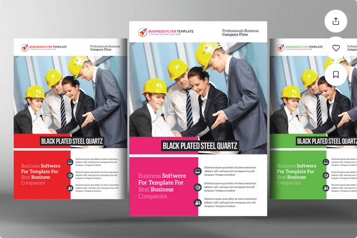 Construction Flyer Template PSD