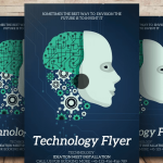 Corporate Technology Flyer Template PSD