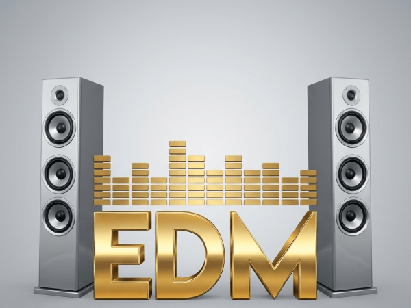 EDM Music Flyer Template PSD