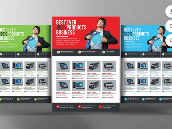 Ecommerce Product Flyer Template PSD