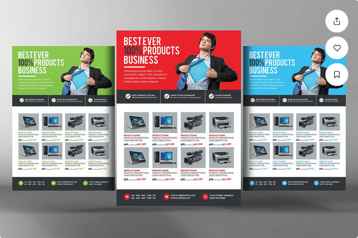 Ecommerce Product Flyer Template PSD