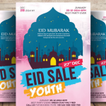 Eid Mubarak Flyer PSD Template