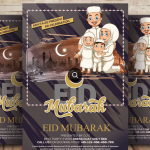 Eid Mubarak Flyer PSD Template Download