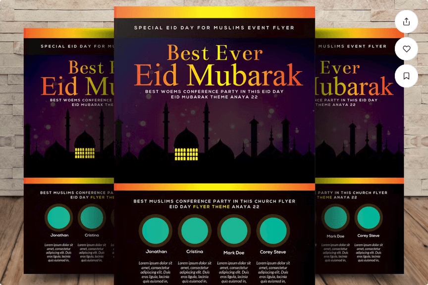 Eid Ul Fitr Flyer PSD Template