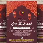 Eid ul Fitr Mubarak Flyer PSD Template