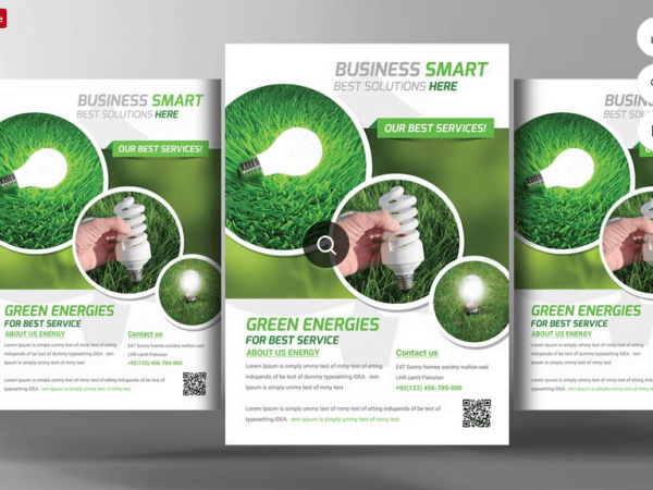 Green Energy Flyer Template Download