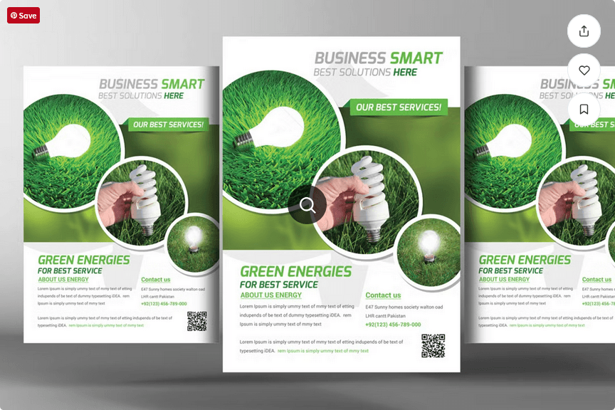 Green Energy Flyer Template Download