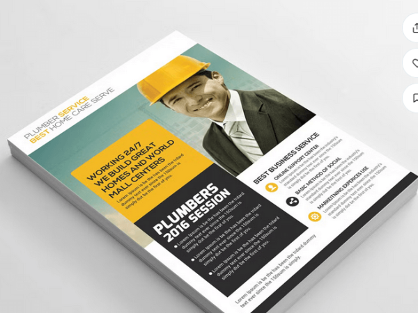 Handyman & Plumber Services Flyer Template