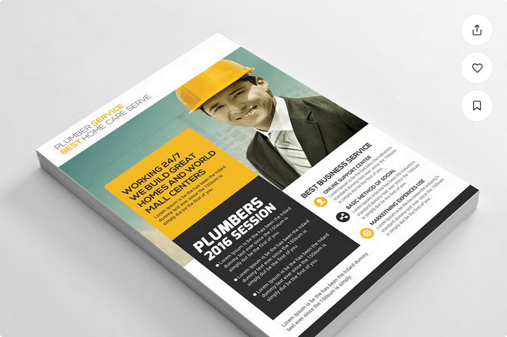 Handyman & Plumber Services Flyer Template