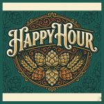 Happy Hour Flyer Template PSD File