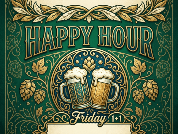 Happy Hour Flyer Template PSD download