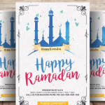 Happy Ramadan Flyer PSD Template