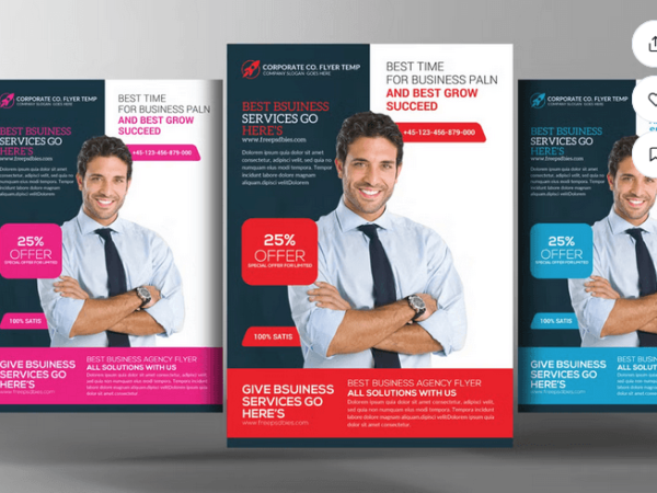 Income Tax Flyer Template PSD