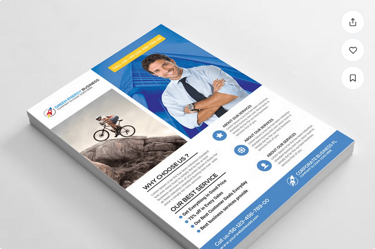 Income Tax Flyer Template PSD Download