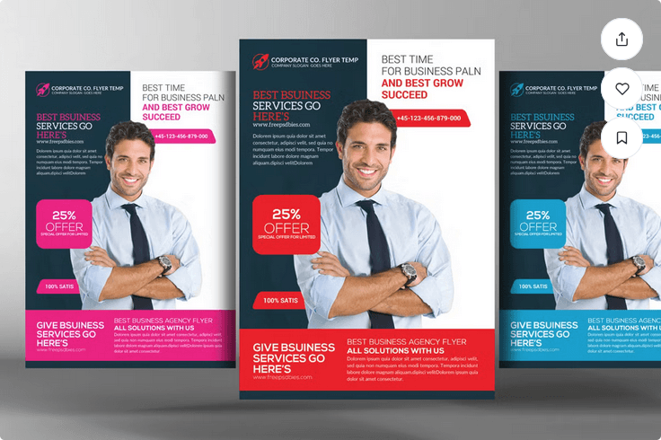 Income Tax Flyer Template PSD