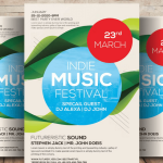 Indie Music Festival Flyer PSD Template