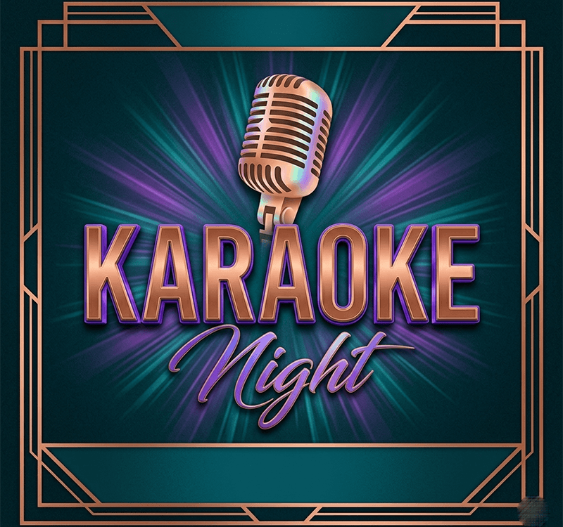 Karaoke Bar Flyer Template PSD