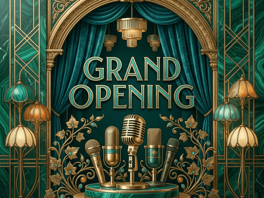Karaoke Grand Opening Flyer Template PSD