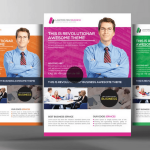 Law Firm and Legal Services Flyer Template PSD