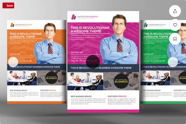 Law Firm and Legal Services Flyer Template PSD