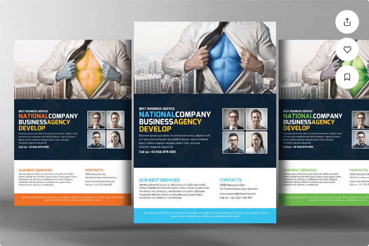 Lawyer Firm Business Flyer Template PSD