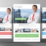 Lawyer Firm Flyer Template PSD