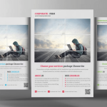 Legal Services Flyer Template PSD File