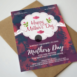Mother Day Celebration Flyer Template PSD