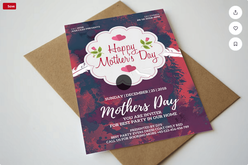 Mother Day Celebration Flyer Template PSD