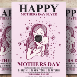 Mothers Day Flyer PSD Template