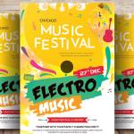 Music Festival Flyer PSD Template