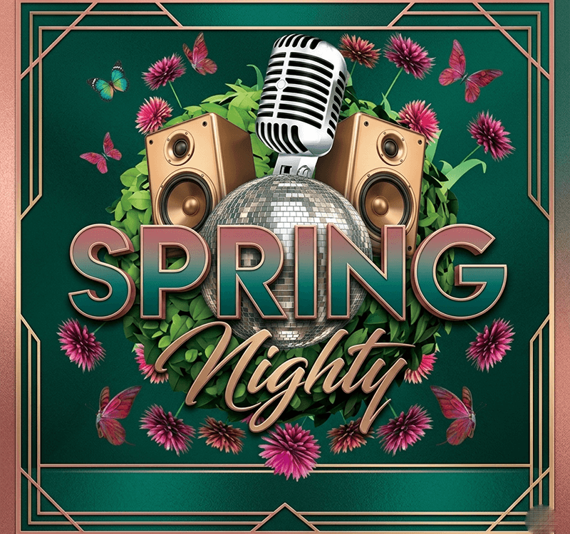 Music Spring Festival Flyer Template PSD