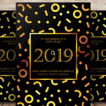 New Year Grand Hotel Ballroom Flyer – Luxury Event PSD Layout