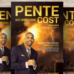 Pentecost Church Flyer Template PSD
